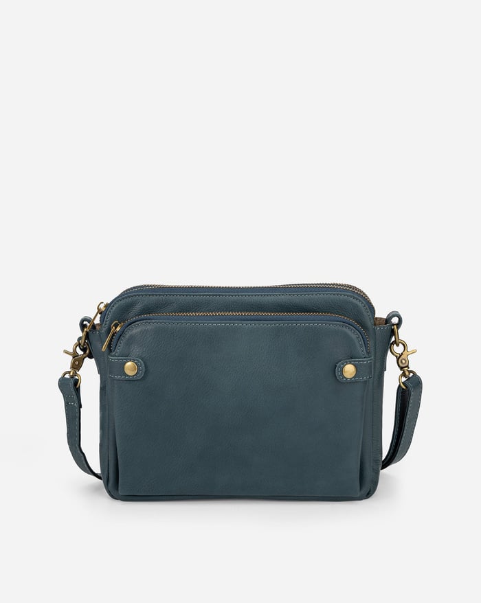 JOLENE | SLEEK THREE-LAYER CROSSBODY BAG