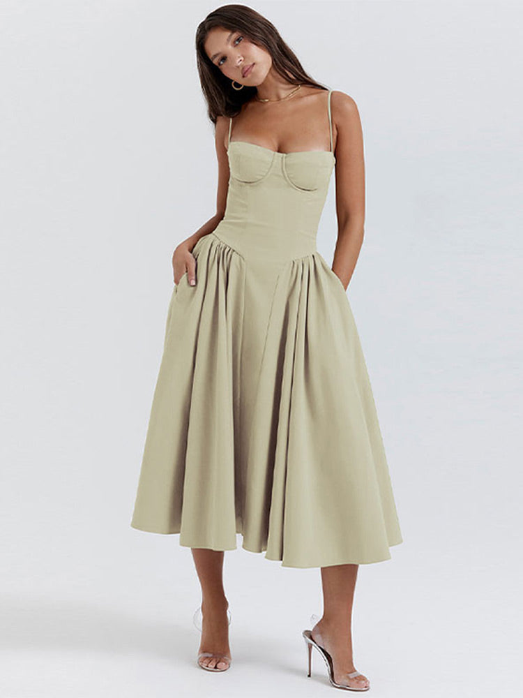 EMILIA | VINTAGE-INSPIRED TANK MAXI DRESS