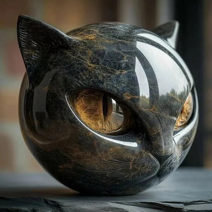 NYXCHARM OSIRIS | MYSTIC BLACK CAT HEAD SCULPTURE
