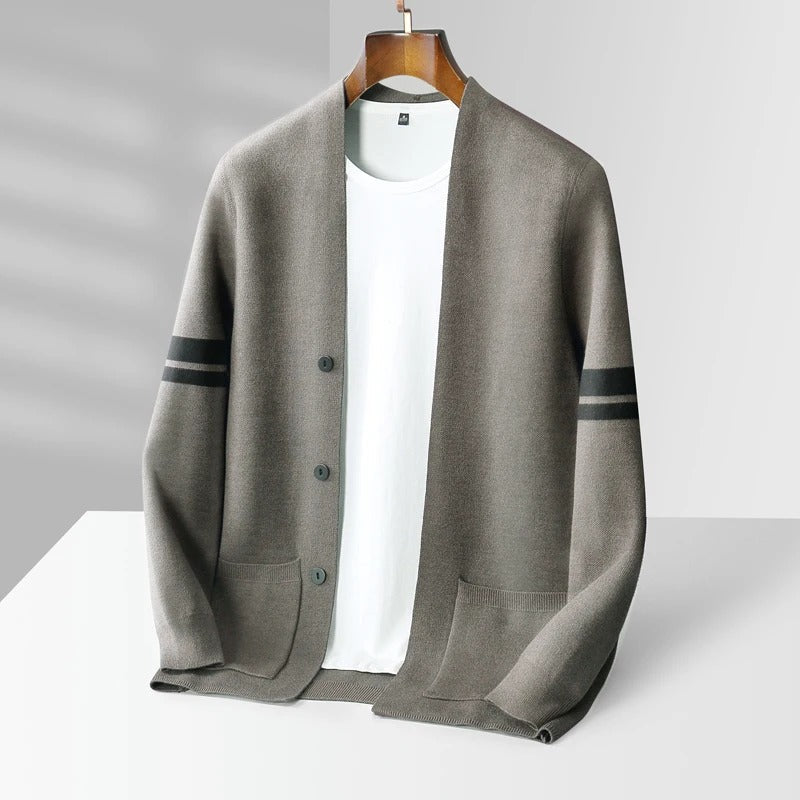 WILLIAM | MEN’S MERINO WOOL-BLEND CARDIGAN