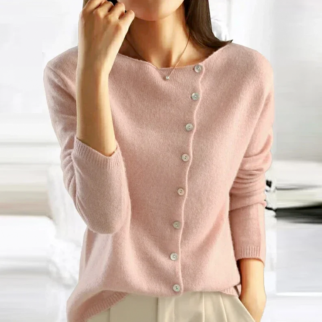 LOUISE | WOMEN’S SOFT KNIT WOOL SWEATER CARDIGAN