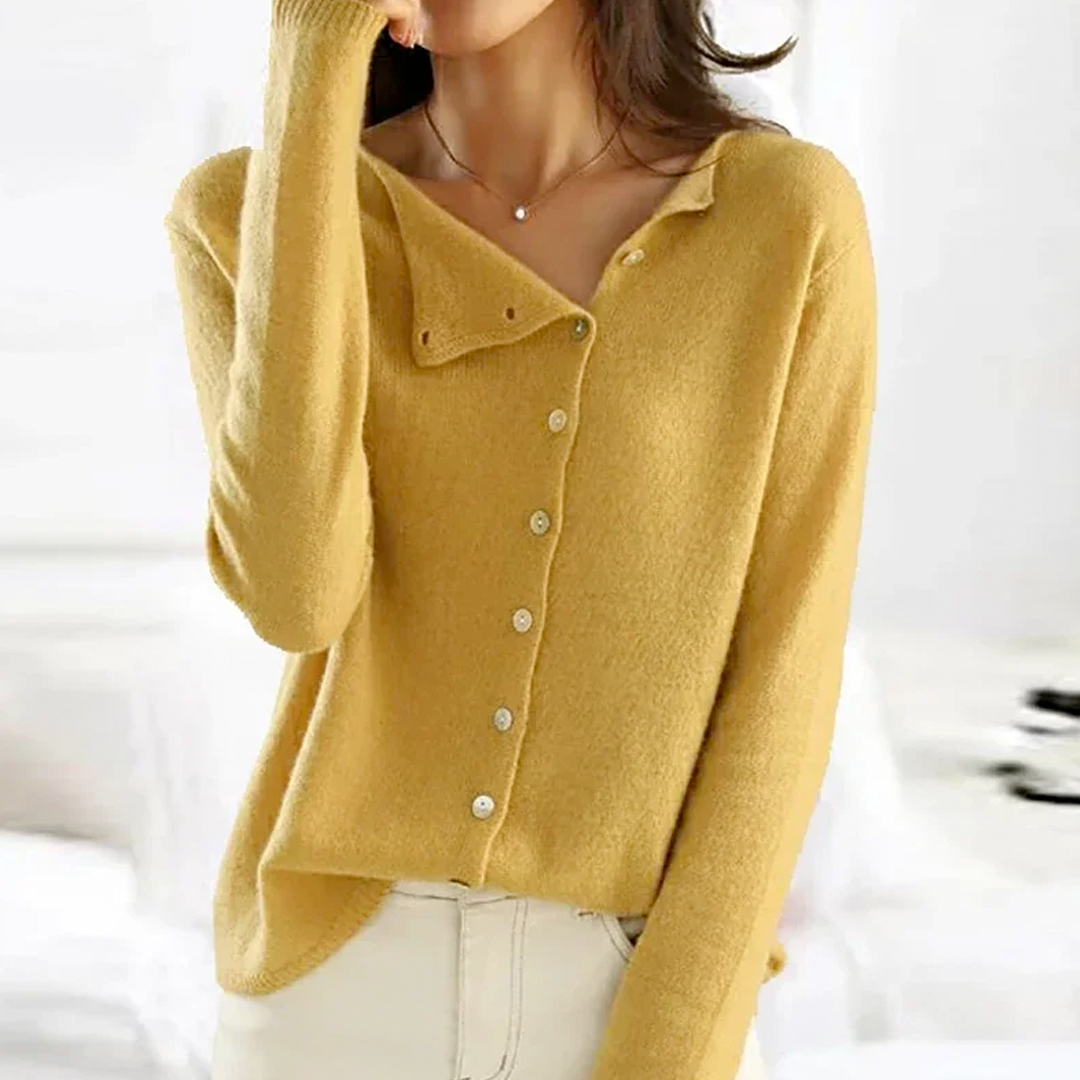 LOUISE | WOMEN’S SOFT KNIT WOOL SWEATER CARDIGAN