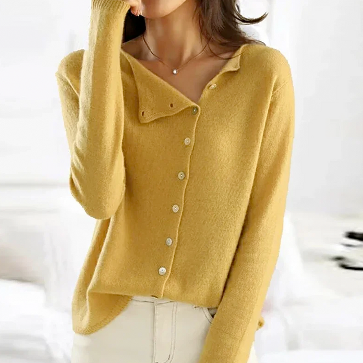 LOUISE | WOMEN’S SOFT KNIT WOOL SWEATER CARDIGAN