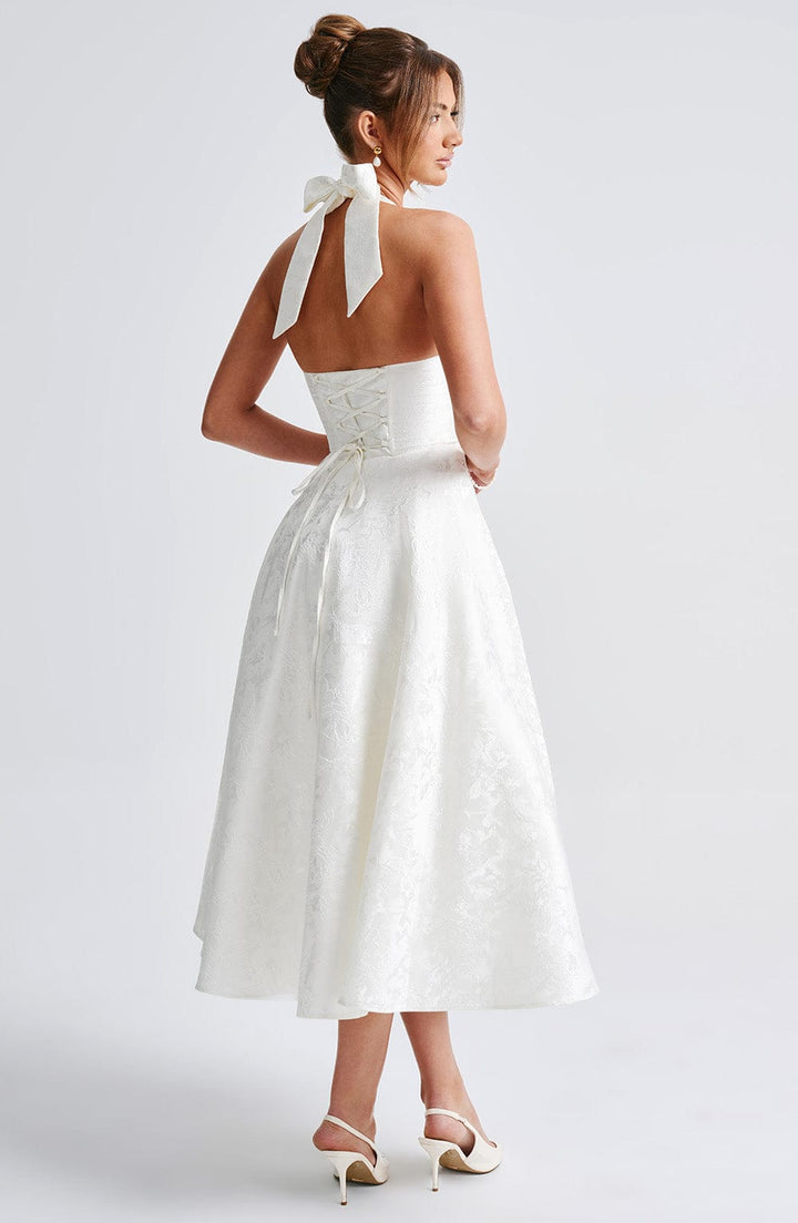 OPHELIA | CHIC V-NECK BACKLESS DRESS