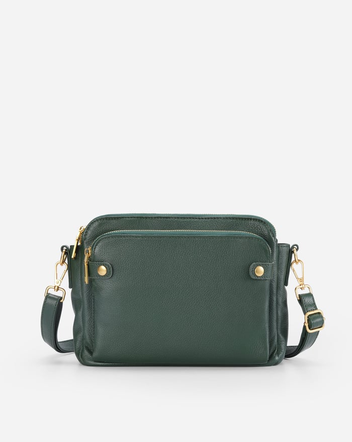 JOLENE | SLEEK THREE-LAYER CROSSBODY BAG