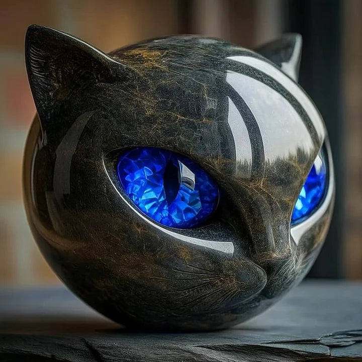 NYXCHARM OSIRIS | MYSTIC BLACK CAT HEAD SCULPTURE