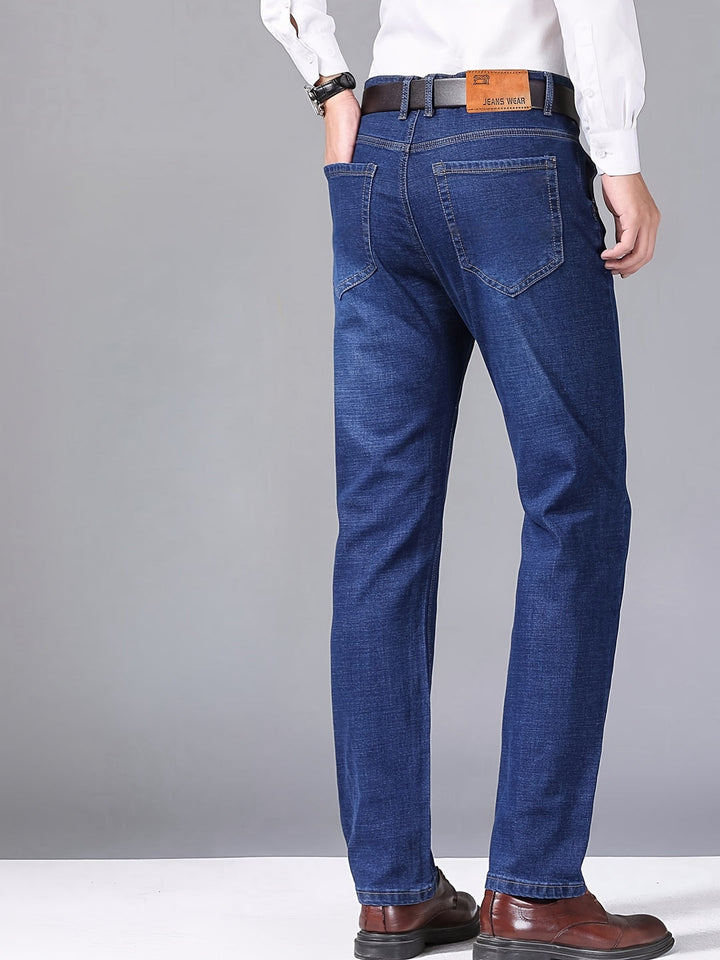 OWEN | MEN’S WIDE-LEG WASHED DENIM JEANS