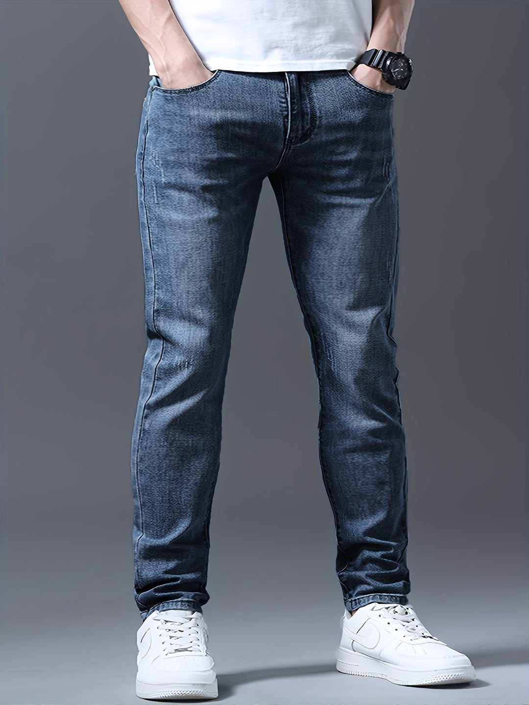 ETHAN | MEN’S SLIM-FIT STRETCH DENIM JEANS