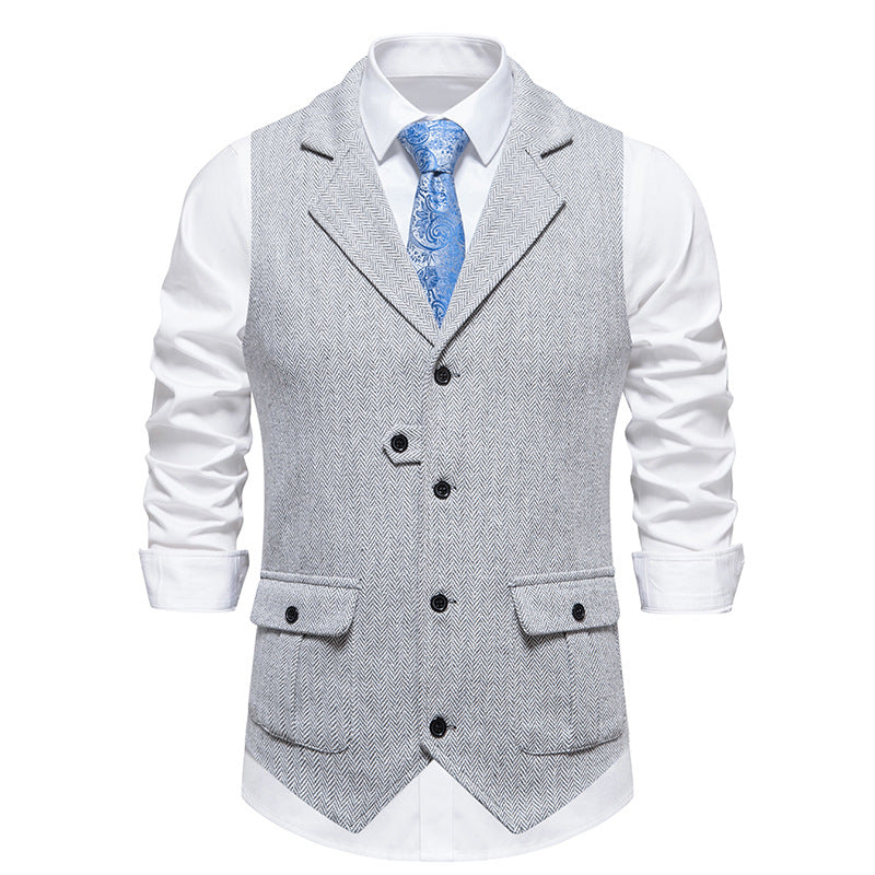 HENRY | MEN’S VINTAGE WOVEN WAISTCOAT