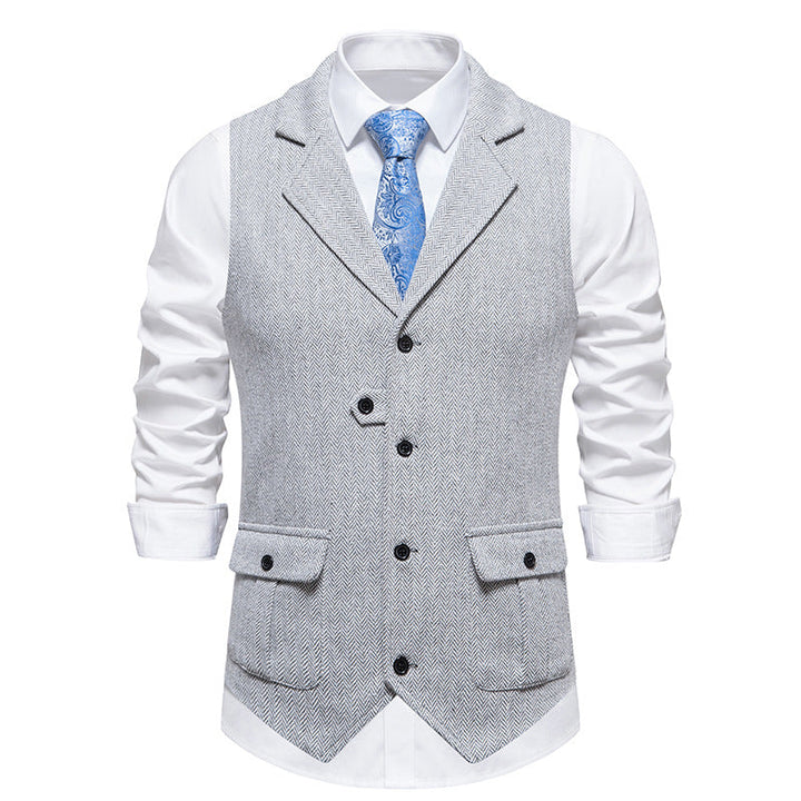 HENRY | MEN’S VINTAGE WOVEN WAISTCOAT