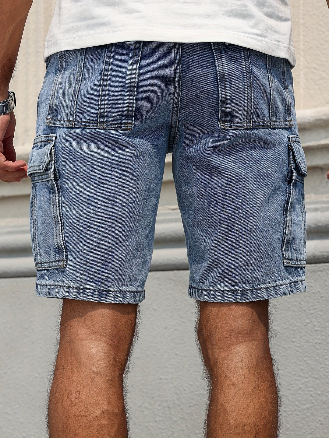 EDWARD | MEN’S BLUE DENIM SHORTS
