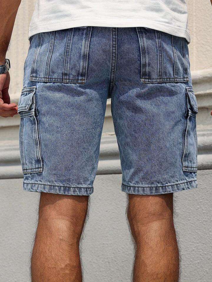 EDWARD | MEN’S BLUE DENIM SHORTS