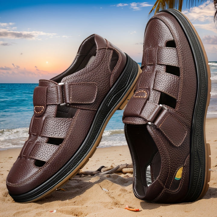 ALEXANDER | MEN’S LEATHER SUMMER SANDALS