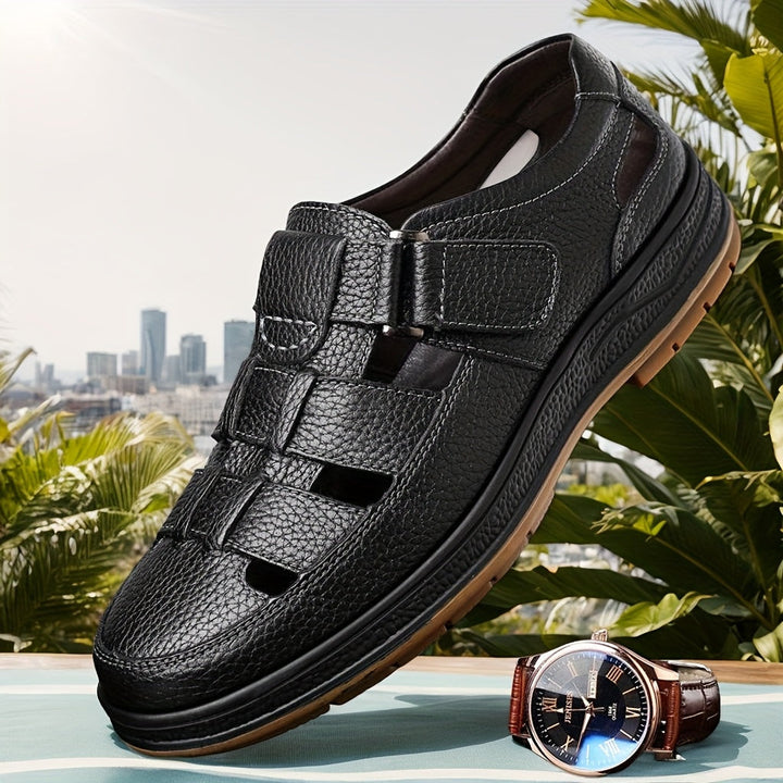 ALEXANDER | MEN’S LEATHER SUMMER SANDALS