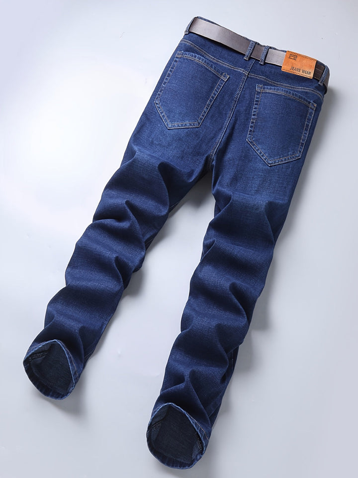 OWEN | MEN’S WIDE-LEG WASHED DENIM JEANS
