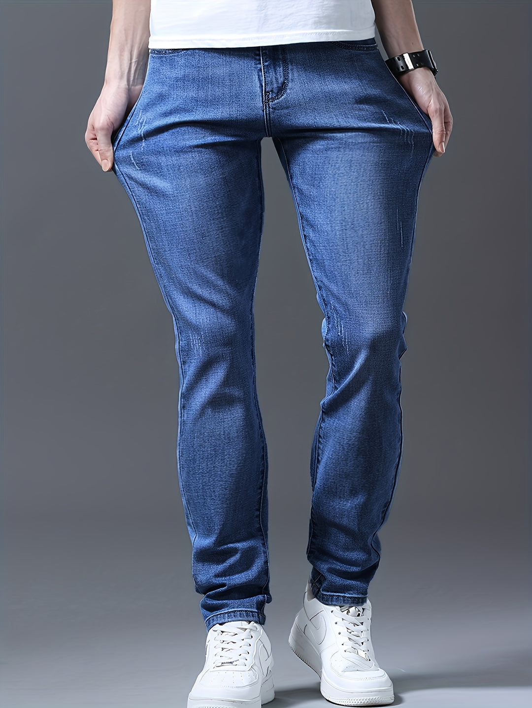 ETHAN | MEN’S SLIM-FIT STRETCH DENIM JEANS