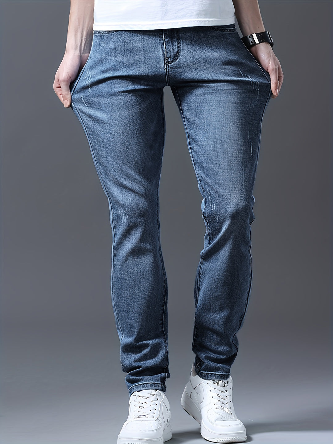 ETHAN | MEN’S SLIM-FIT STRETCH DENIM JEANS