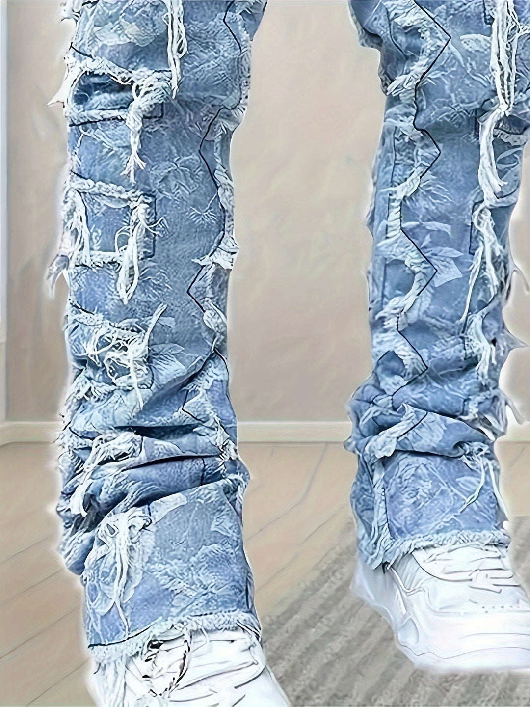 RAFA | SKINNY-FIT DISTRESSED JEANS