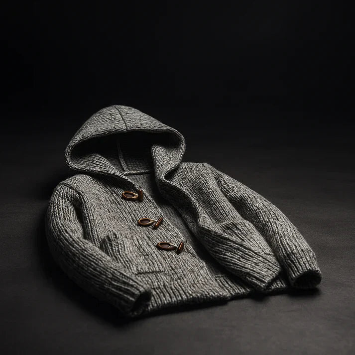 CLAUDE | KNITTED WOOL HOODIE