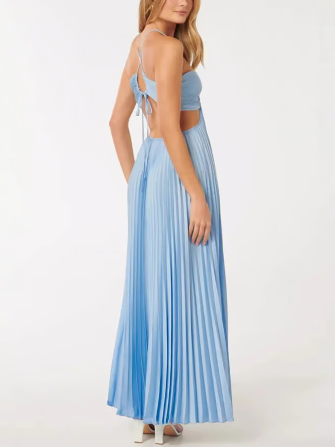 ELEANOR | BOHO HALTER SUMMER MAXI DRESS