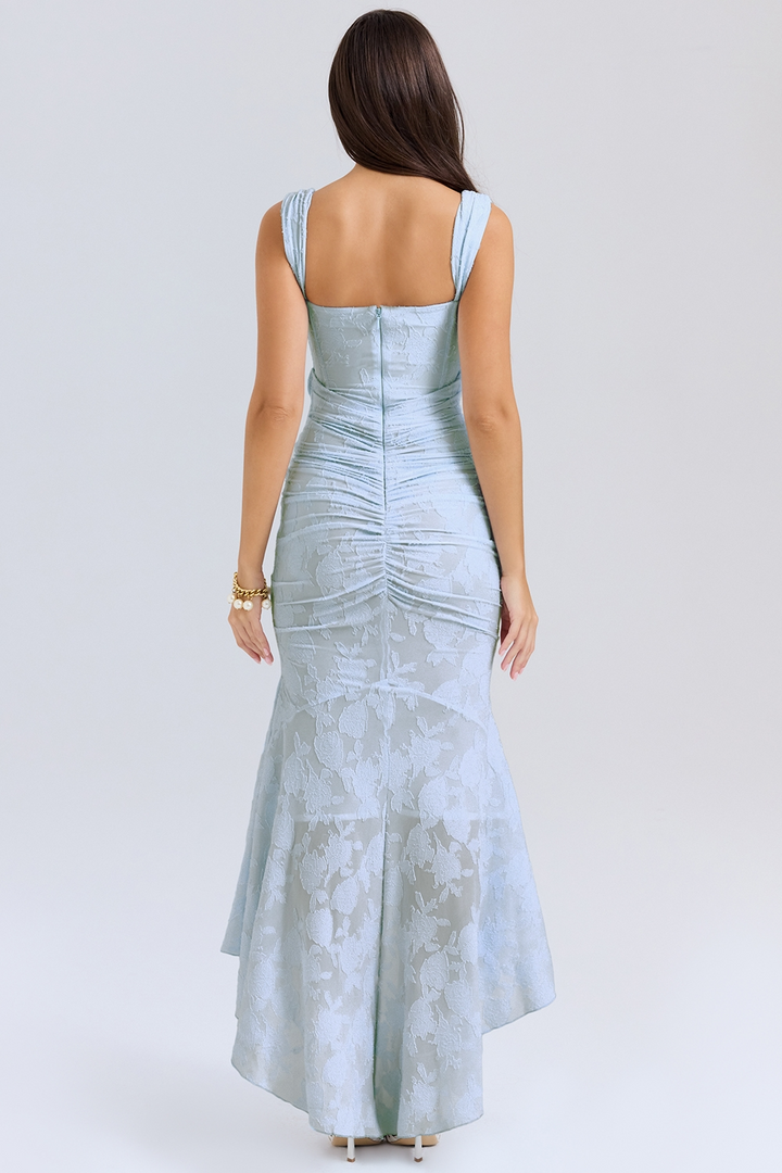 MONTY | ELEGANT SLIM LACE MAXI DRESS