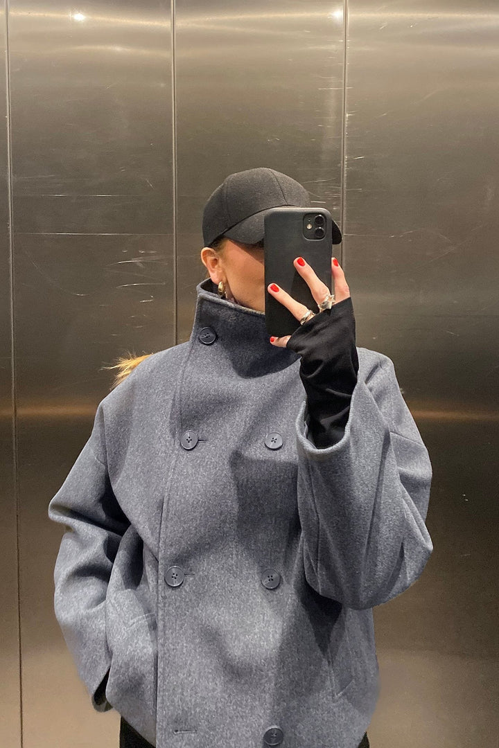 HAZEL | CROPPED TRENCH COAT