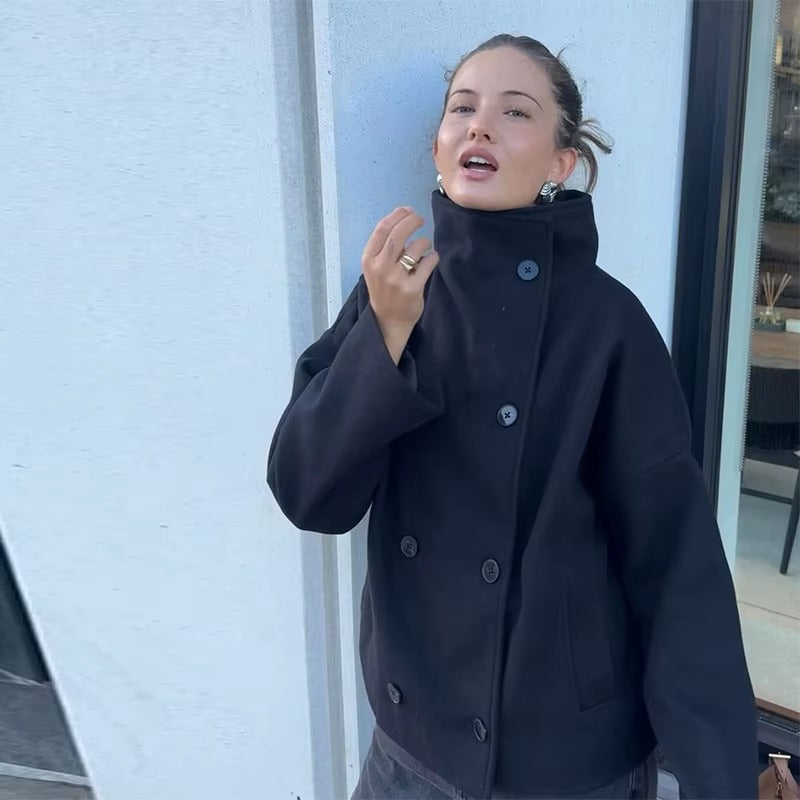 HAZEL | CROPPED TRENCH COAT