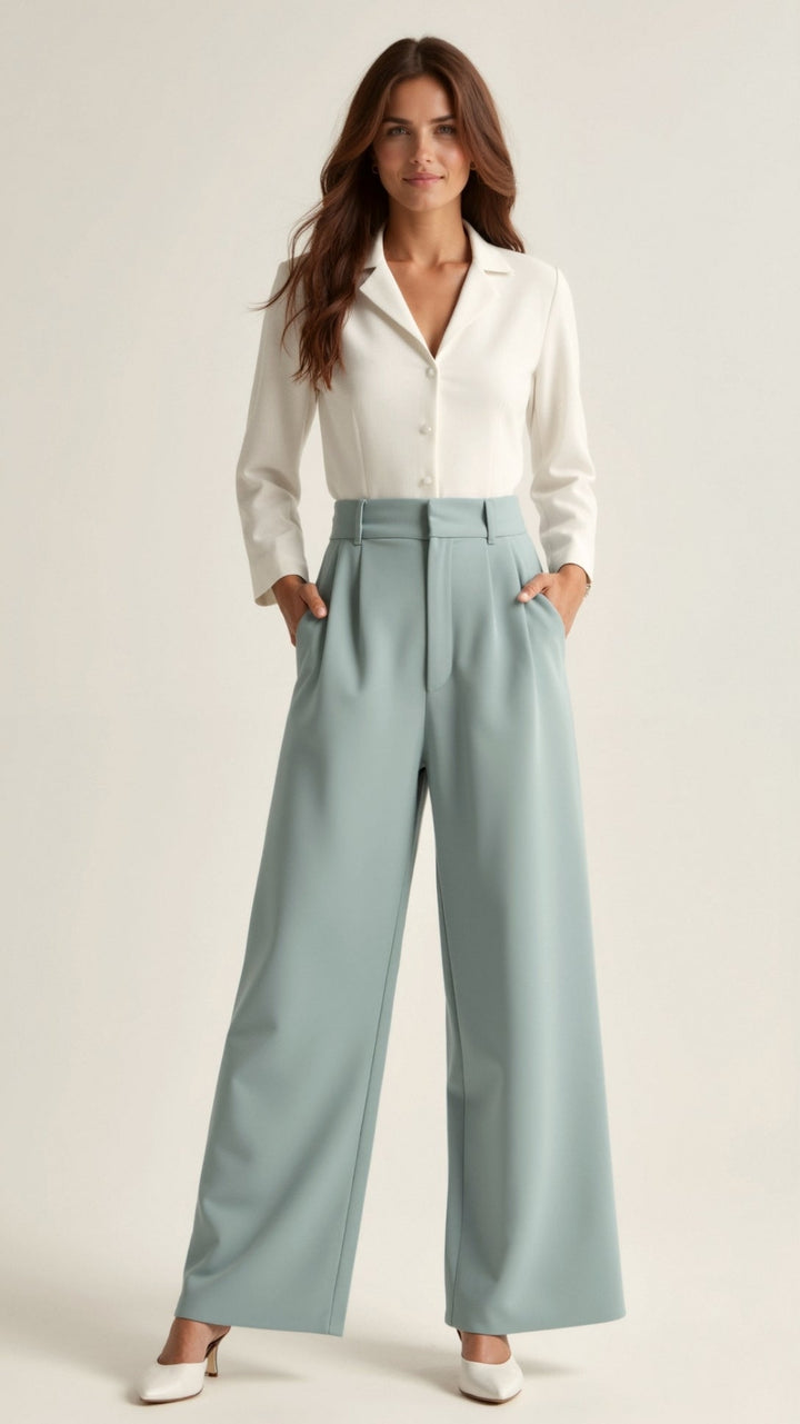 ALESSIA | HIGH-WAISTED WIDE-LEG TROUSERS