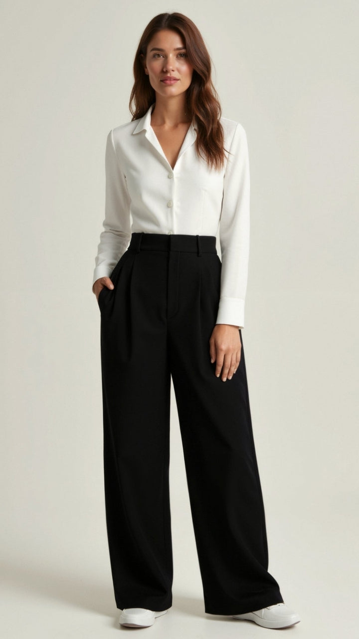 ALESSIA | HIGH-WAISTED WIDE-LEG TROUSERS