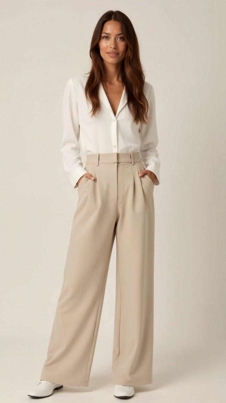 ALESSIA | HIGH-WAISTED WIDE-LEG TROUSERS