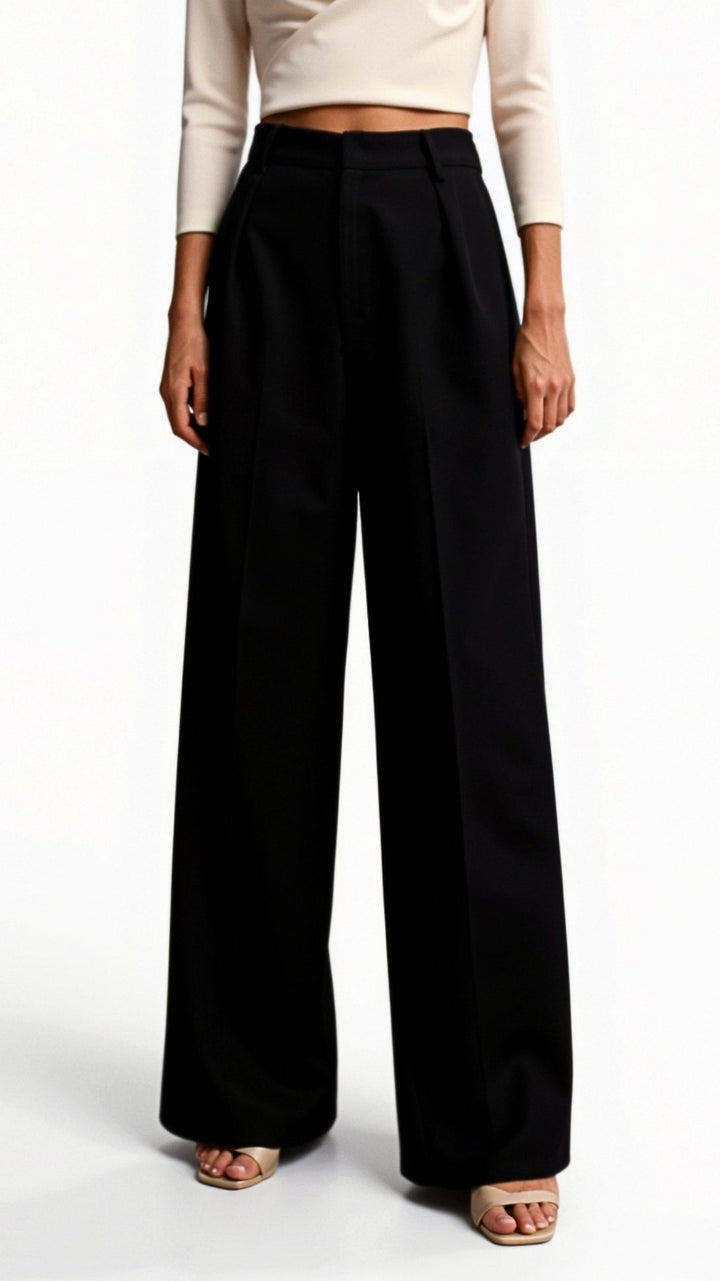 CECILLE | TAILORED WIDE-LEG TROUSERS