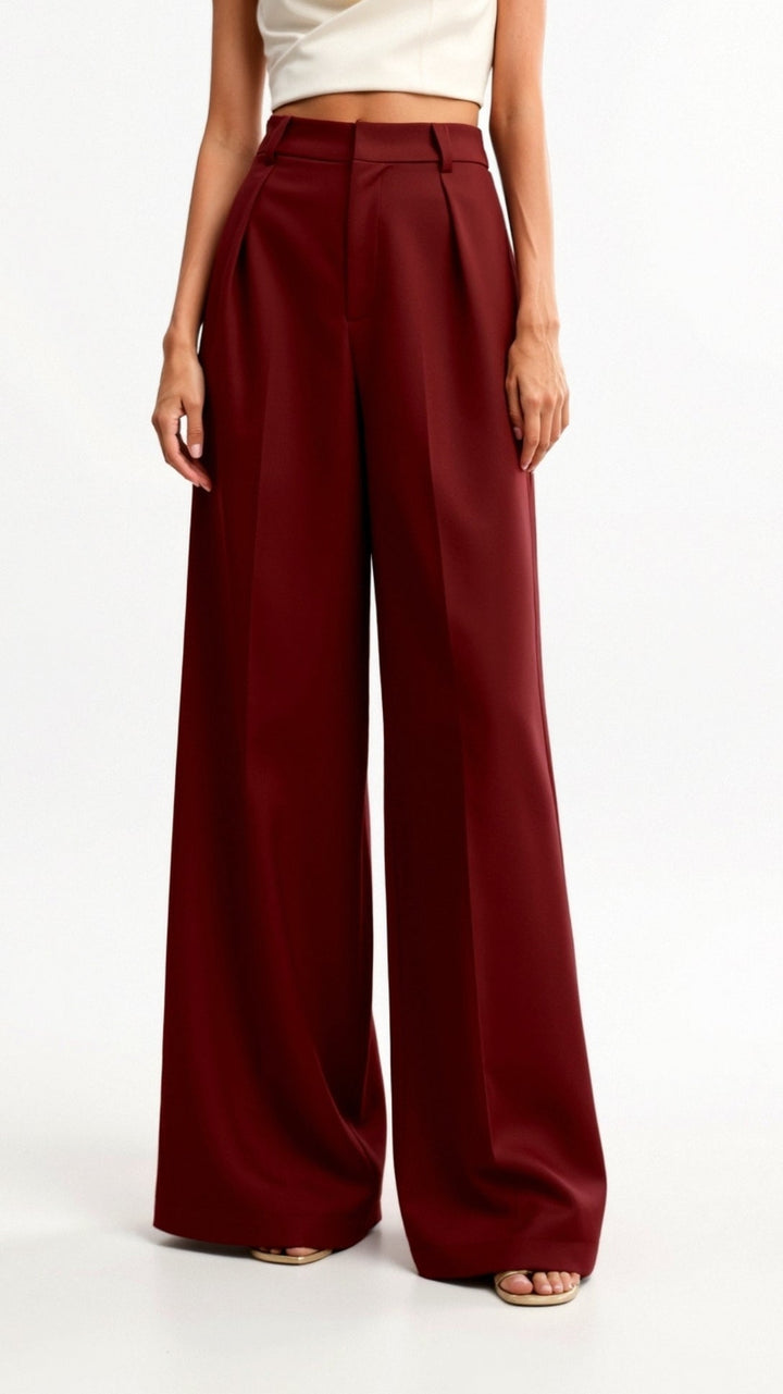 CECILLE | TAILORED WIDE-LEG TROUSERS