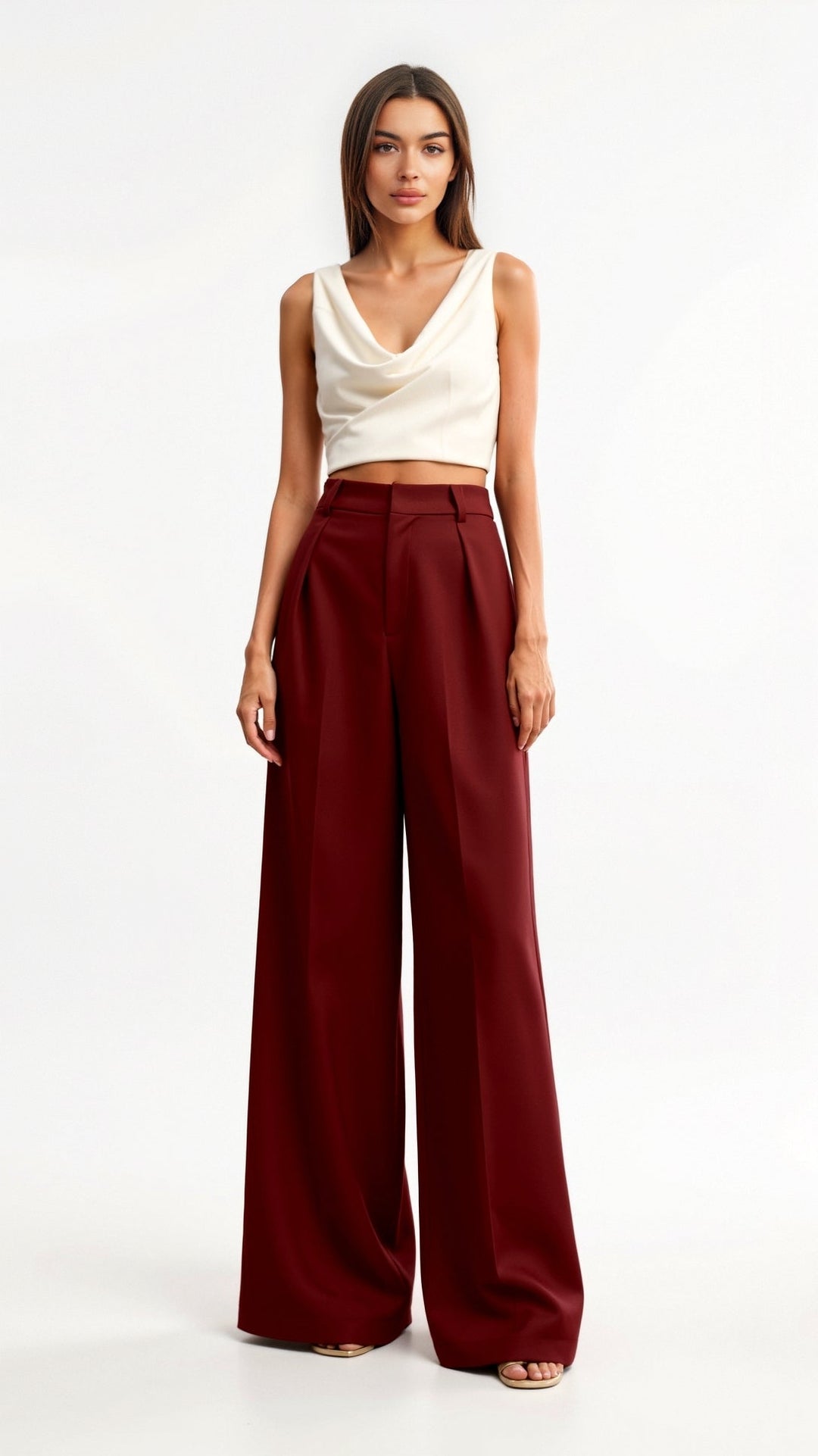 CECILLE | TAILORED WIDE-LEG TROUSERS