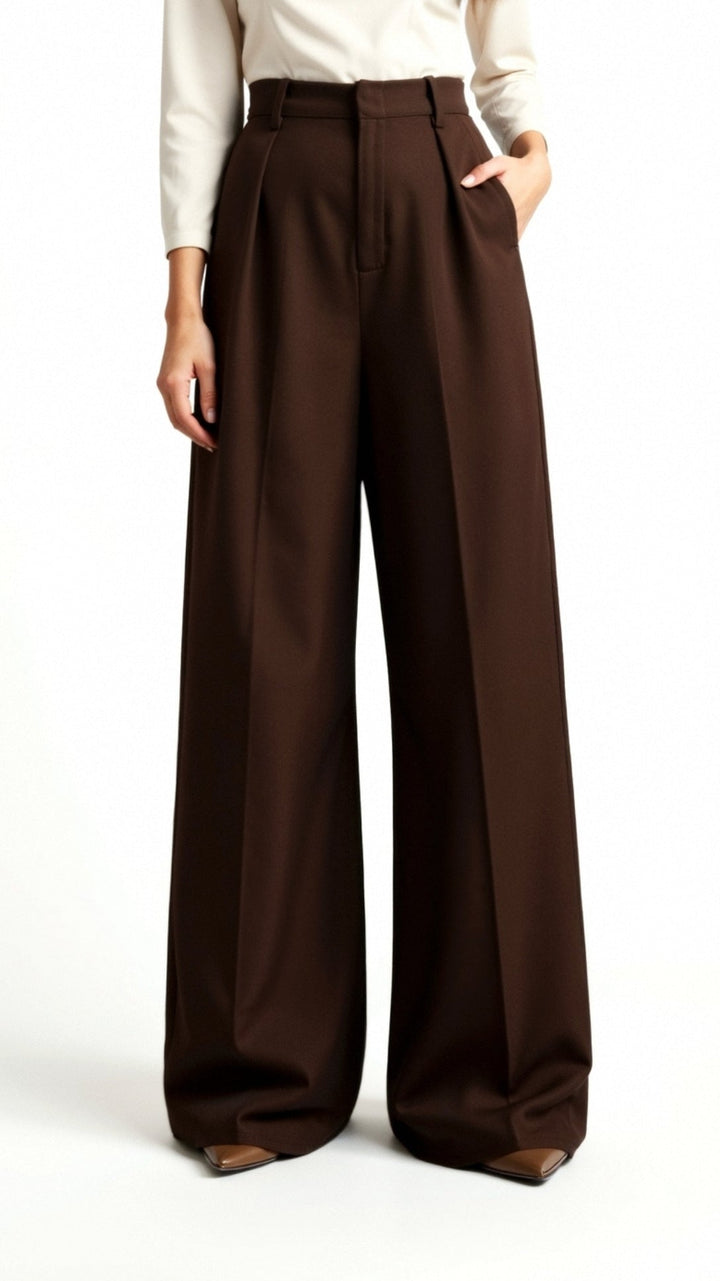 CECILLE | TAILORED WIDE-LEG TROUSERS