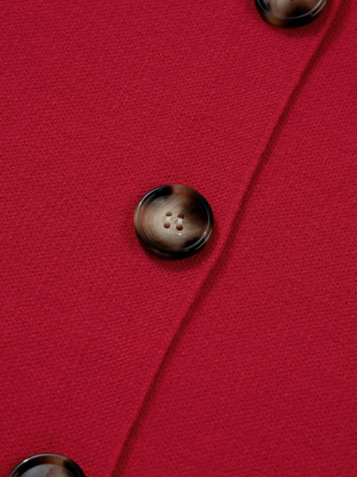 VIOLA | RED CAPE JACKET