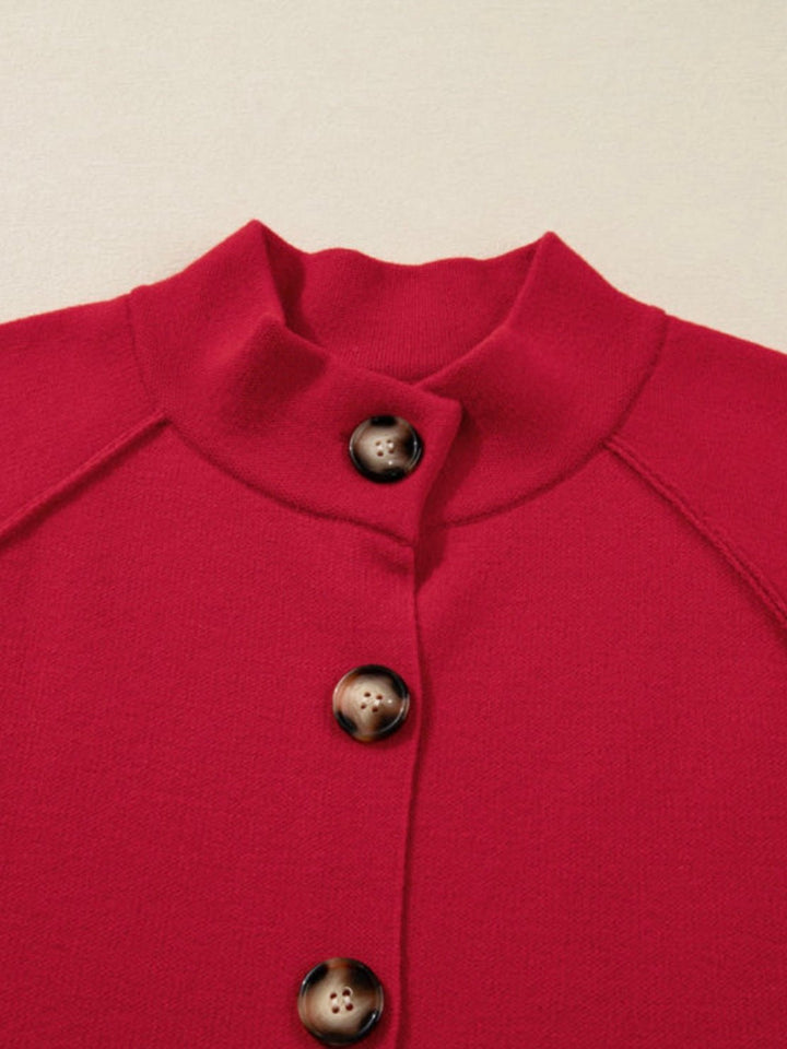 VIOLA | RED CAPE JACKET