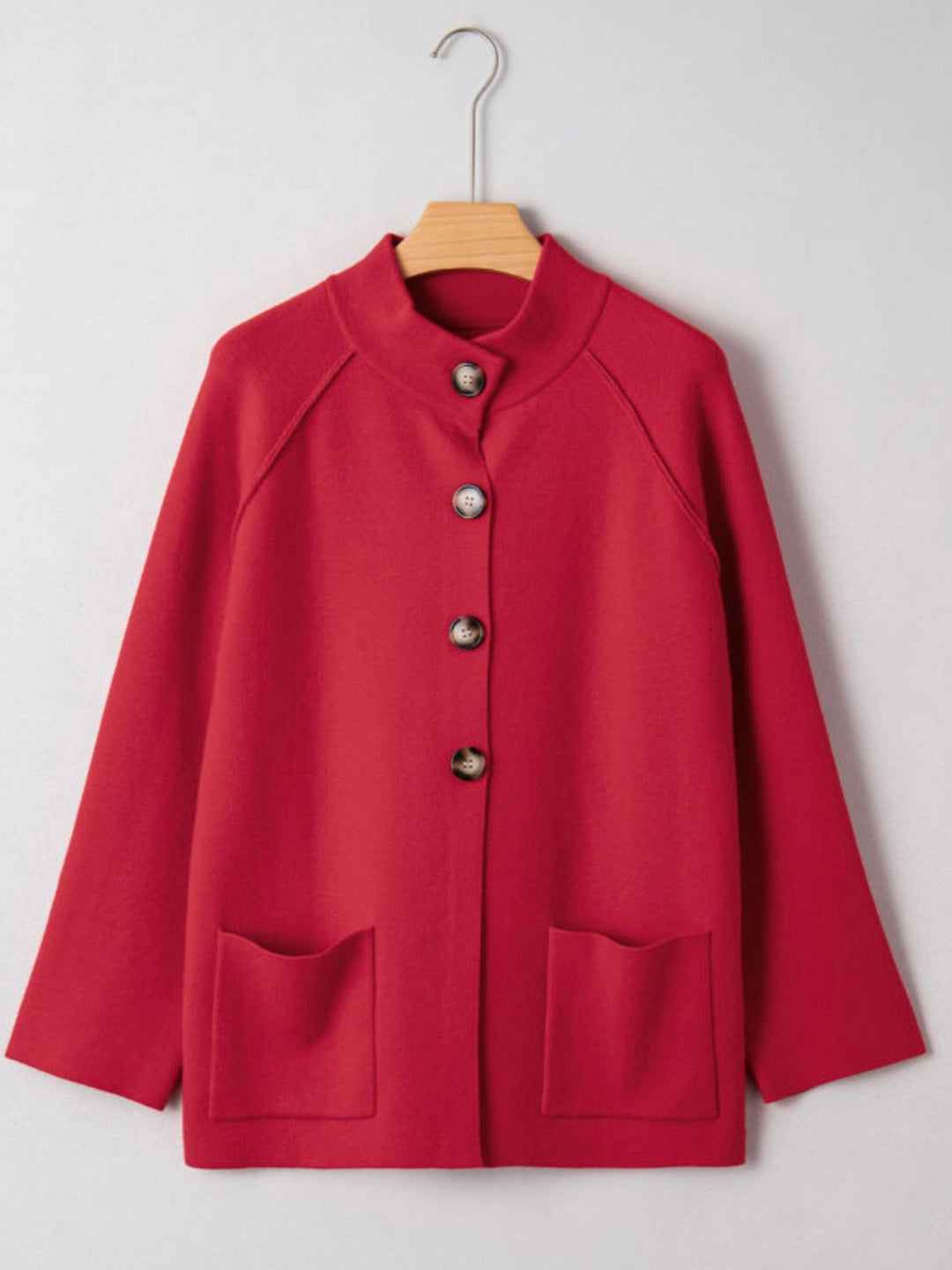 VIOLA | RED CAPE JACKET